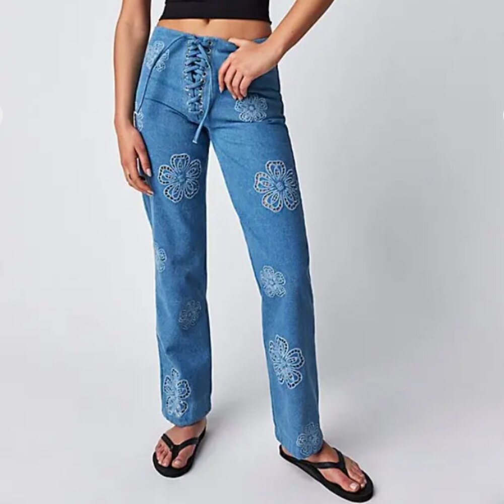 Tach Taras Cutwork Jeans